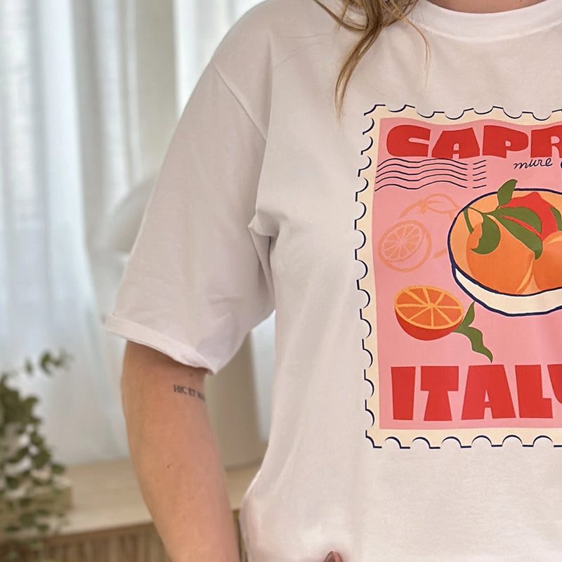 AVA-LUCA T-Shirt mit Capriprint