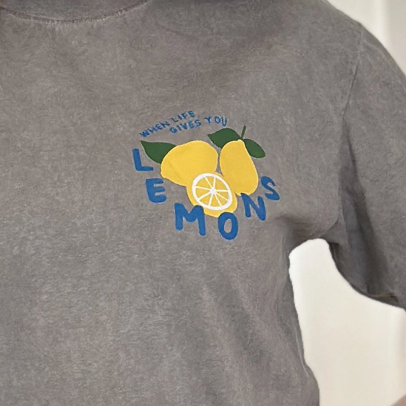 AVA-CLEO T-Shirt mit Lemonprint