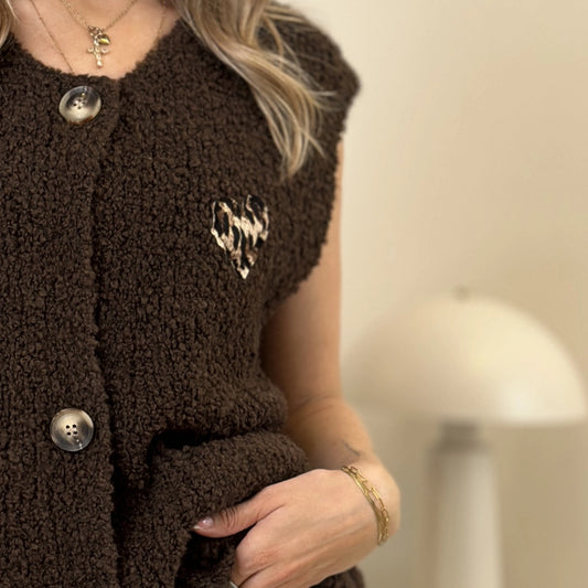 BORA-SELINA Leo Weste braun & beige