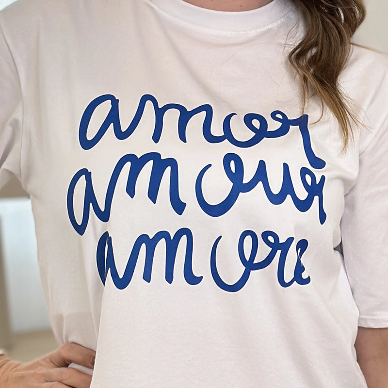 AVA-AMÈLIE T Shirt mit Amourprint