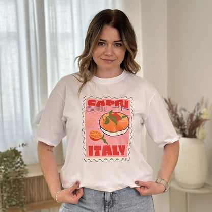 AVA-LUCA T-Shirt mit Capriprint