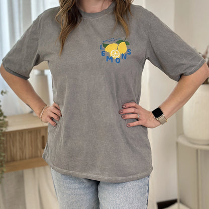 AVA-CLEO T-Shirt mit Lemonprint