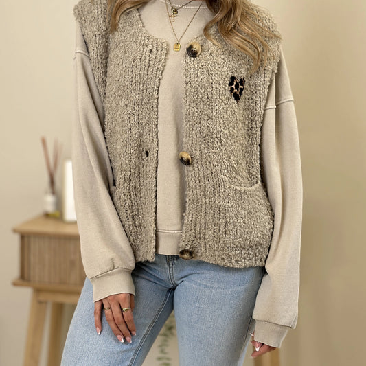 BORA-SELINA Leo Weste braun & beige