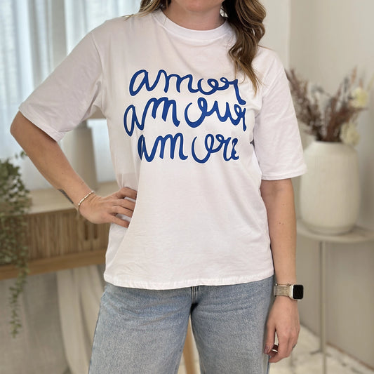 AVA-AMÈLIE T Shirt mit Amourprint